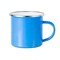 Sublimation Blank Camp Mugs. Color Enamel Camping Mugs in Bulk for Outdoor Travel Dye Sublimation Camper Products Drinking Cups (Case of 12)